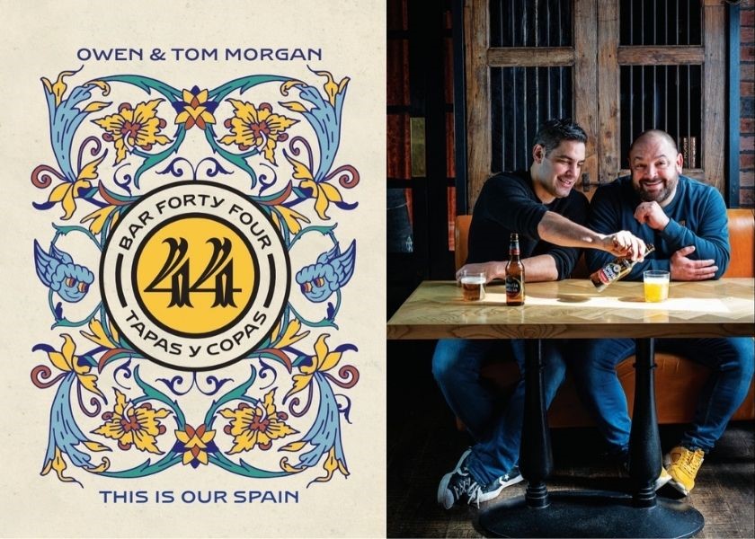 Owen and Tom Morgan sat in Bar 44
